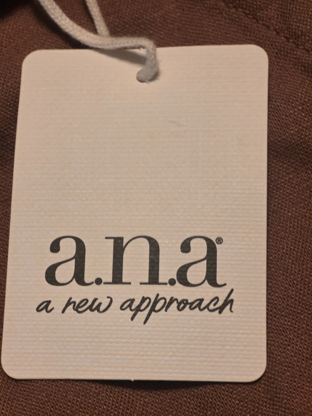 a.n.a Brown Drawstring Frayed Hem Women's Shorts Small Nwt